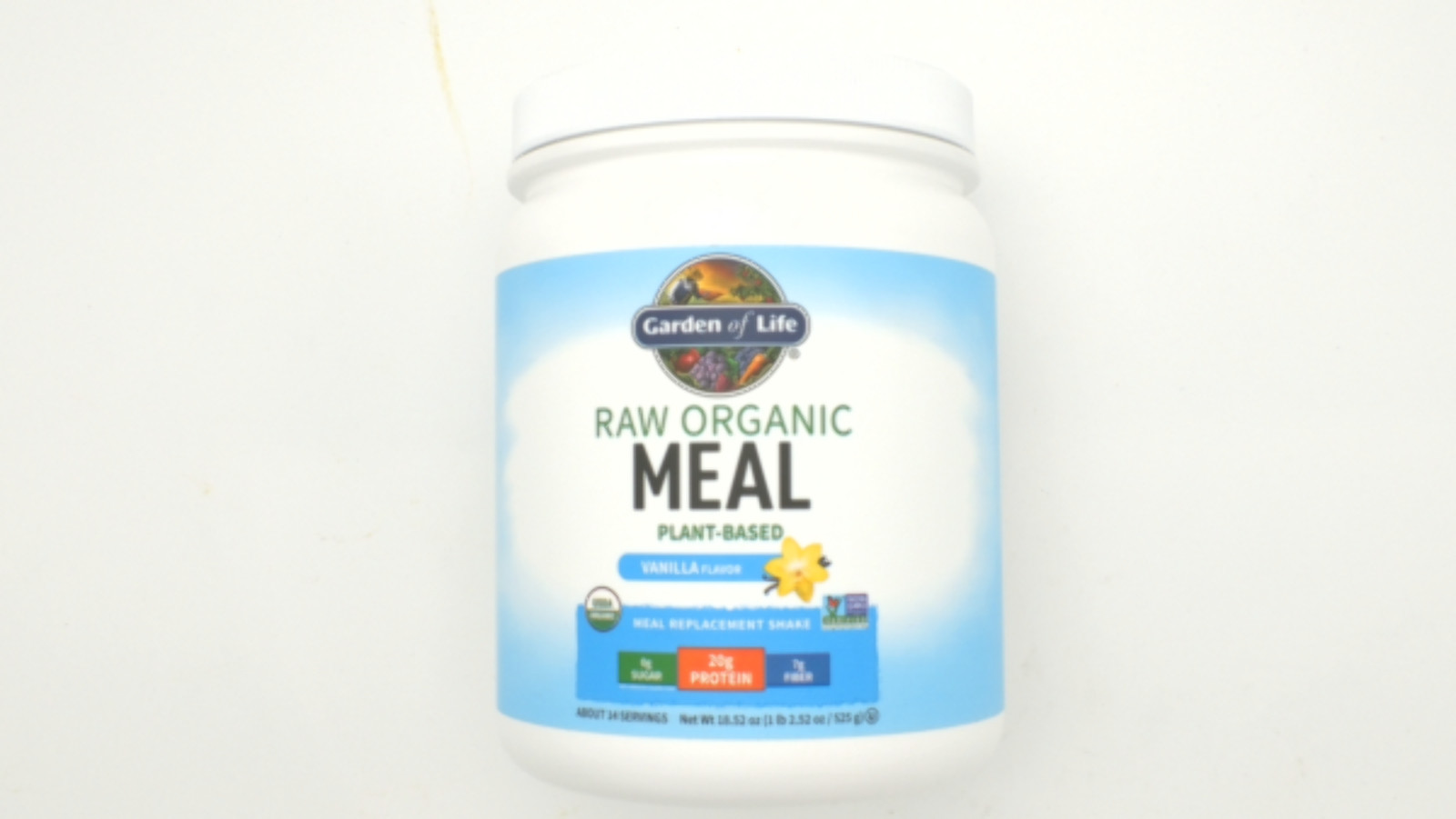 8/26, Garden of Life Meal Replacement Shakes, Raw Organic, Vanilla Protein Powde