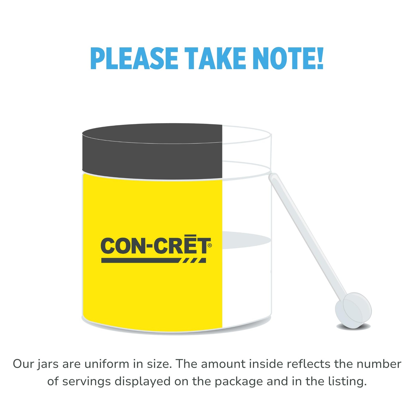 CON-CRET Creatine HCl Powder | Muscle, Cognitive, Cellular 100 Servings