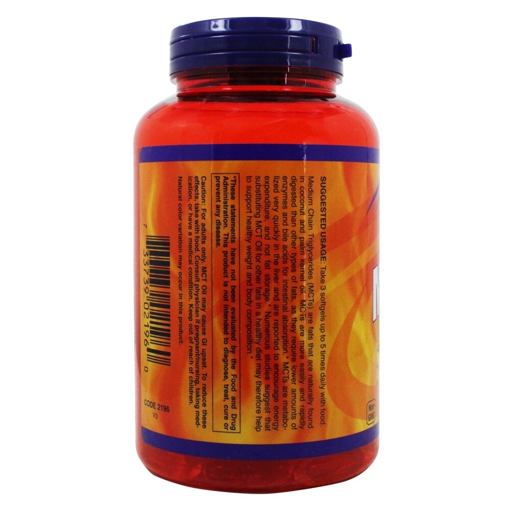 NOW Foods MCT Oil 1000 mg., 150 Softgels