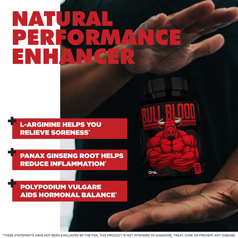 Natural Performance Enhancer with Muira Puama Root, Polypodium Vulgare Root