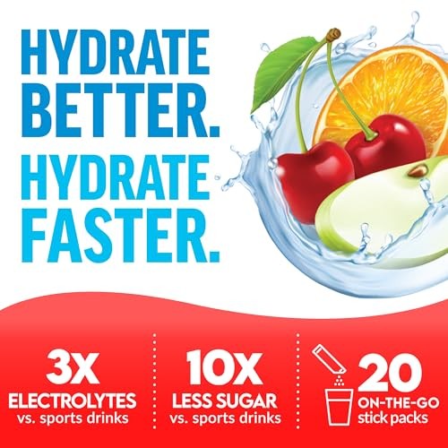 Liquid Labs Energy Drink, 20 Servings (Pack of 1) Energy Fruit Punch