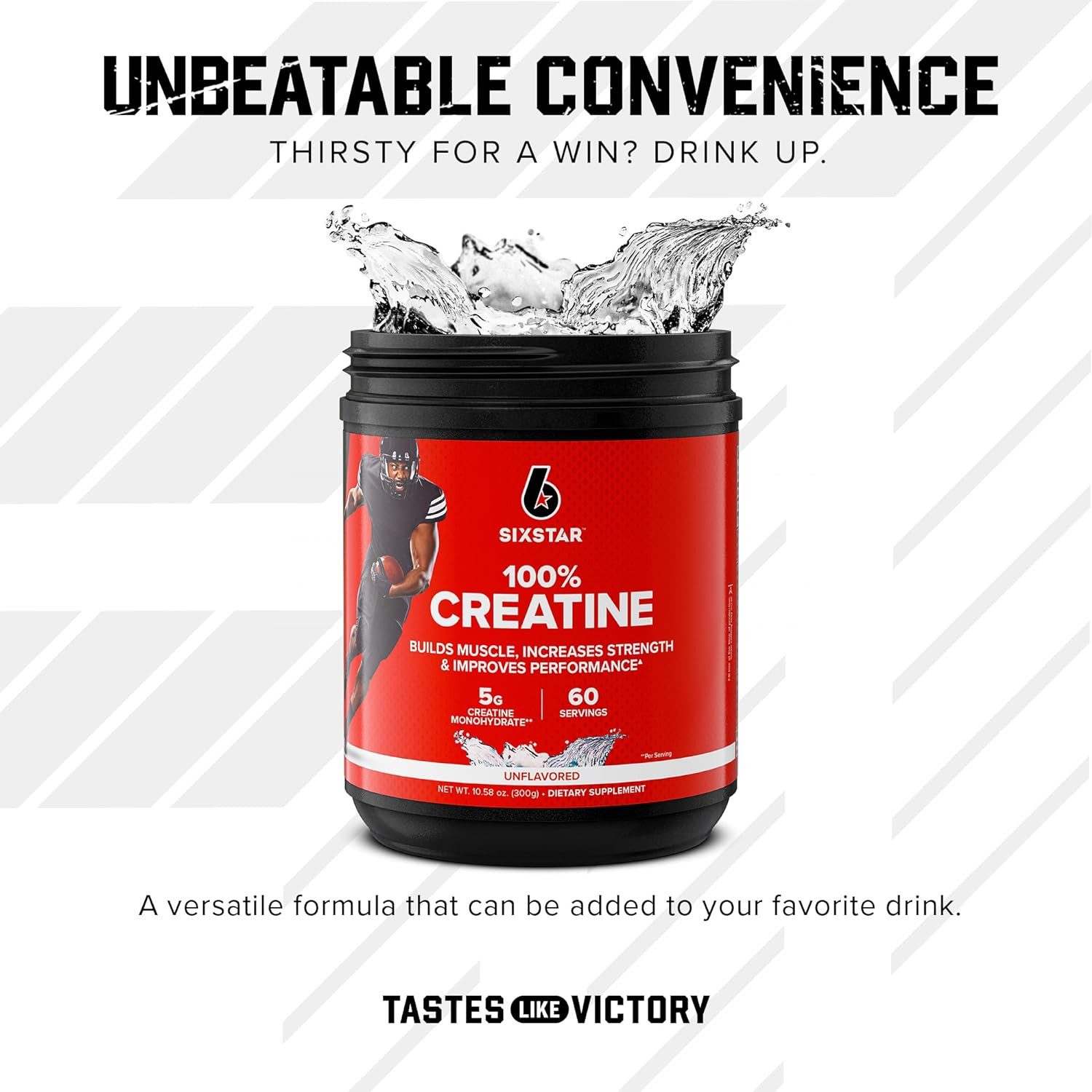 100% Creatine Monohydrate Powder – Unflavored Micronized Creatine Monohydrate…