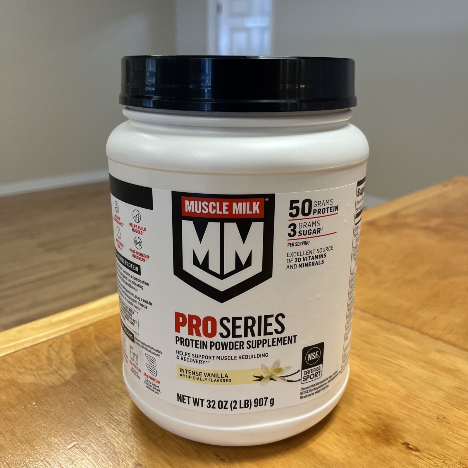 Muscle Milk Pro Series 50 Lean Muscle Mega Protein Powder 2lbs Chocolate New
