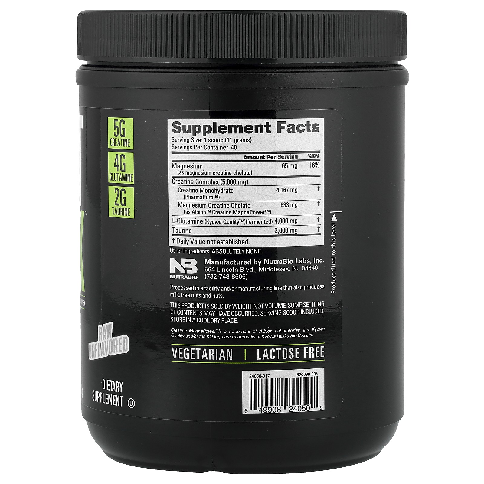 CGT MAX, Raw Unflavored, 0.97 lb (440 g)