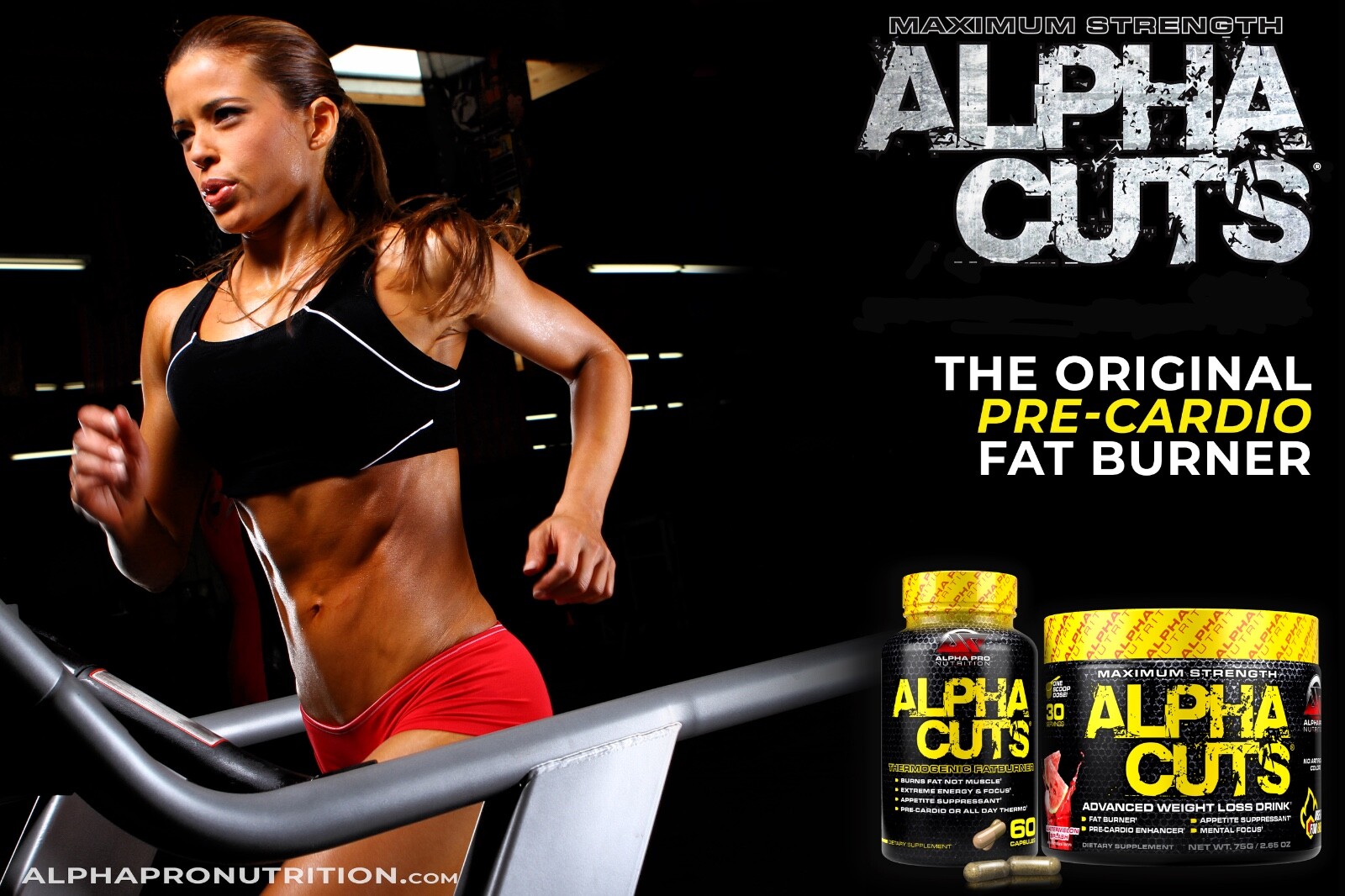 Fat Burner Weight Loss Alpha Cuts Powder Appetite Suppressant Cardio Enhancer