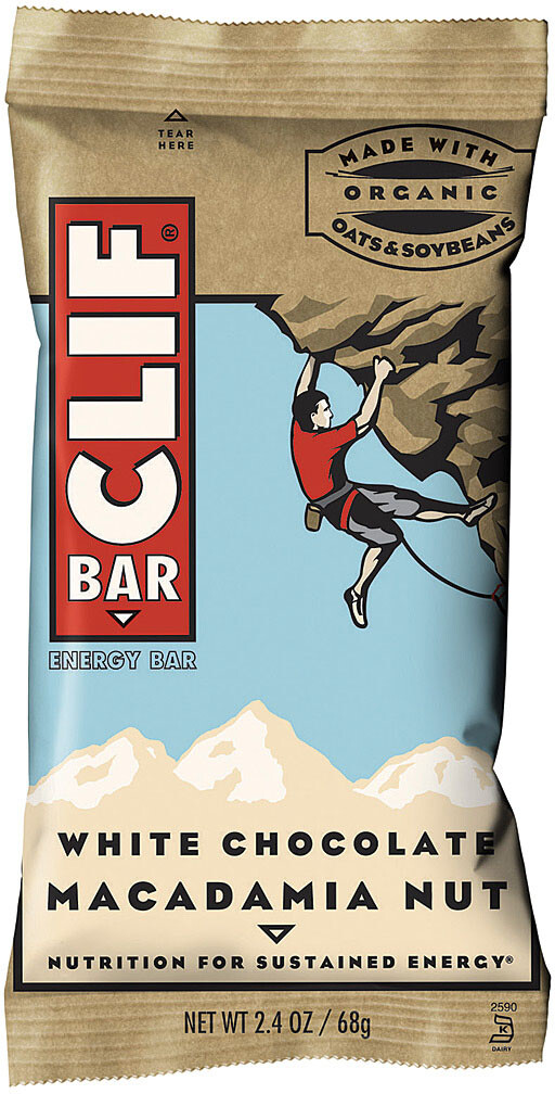 Clif Bar Clif Bars Clif Bar White Choc Macadamia Energy Food Pack of 12