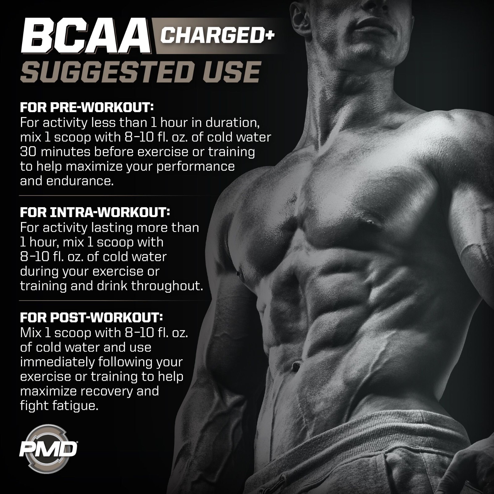 BCAA Charged Amino Acid Drink Performance & Recovery – Peach Mango (30 Serve)