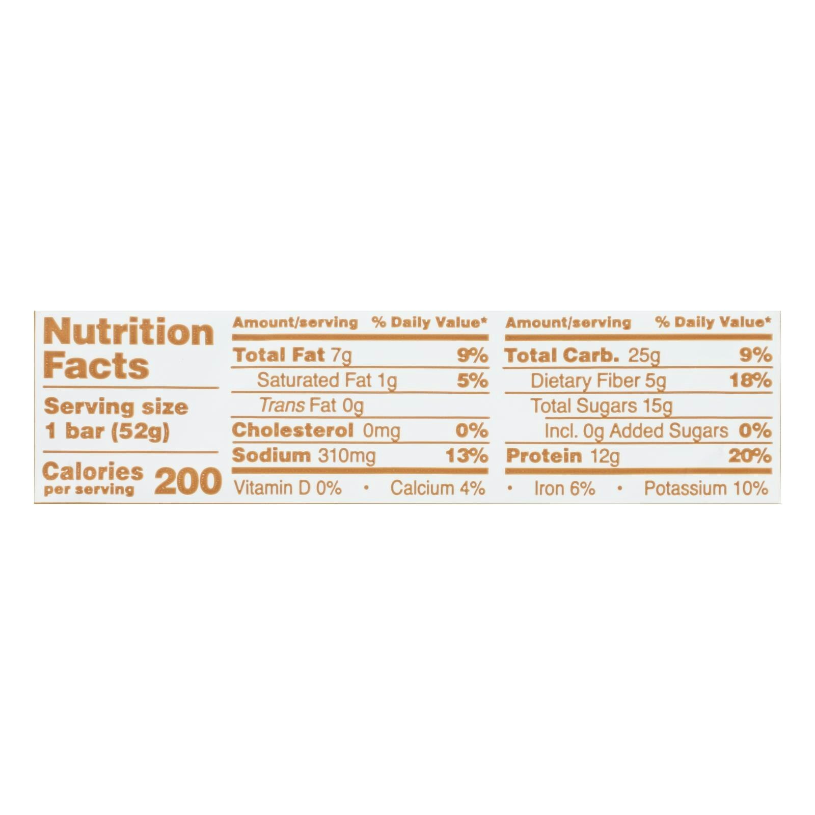 RXBAR Protein Bar 12g Protein Peanut Butter – 1.83 oz (Pack of 12)