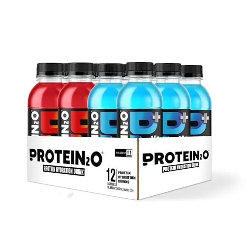 Protein2o Whey Protein Isolate Energy Drink Variety Pack 16.9oz 12 Pack Sugar Fr