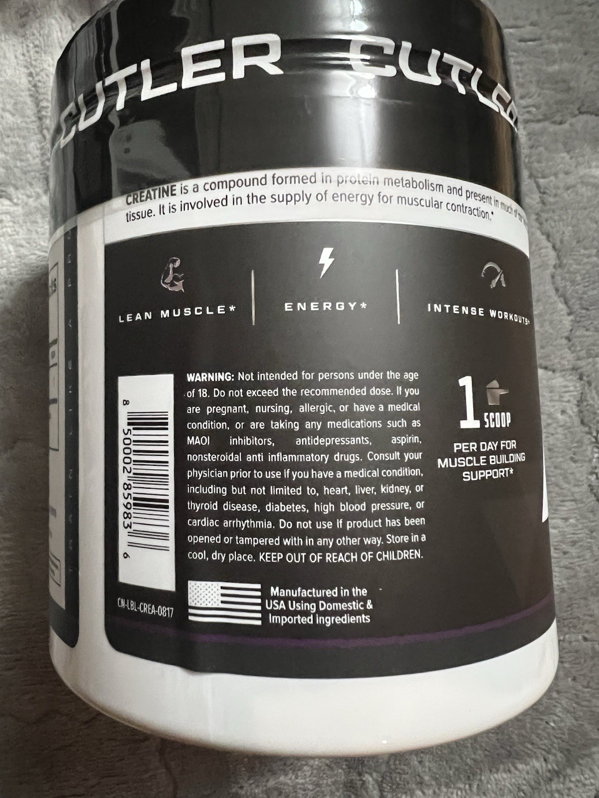 Creatine Monohydrate, Unflavored, 5 G Per Serving ￼