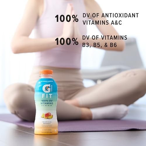 Electrolyte Beverage, Healthy Hydration Drink, Tropical Mango Flavor, 12 Pack (1