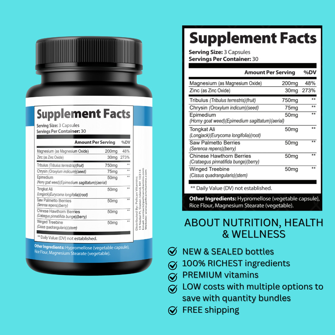 Zydenafil- Bodybuilding & Men’s Health Support- 12 Bottles- 1080 Capsules
