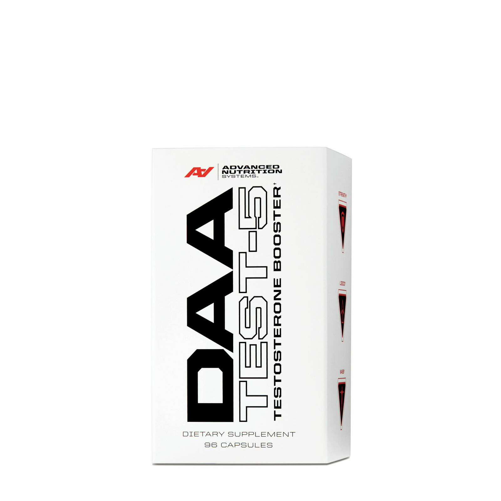 ANS | DAA TEST-5 – Testosterone Boost, Strength, Libido, Energy | 96 Capsules