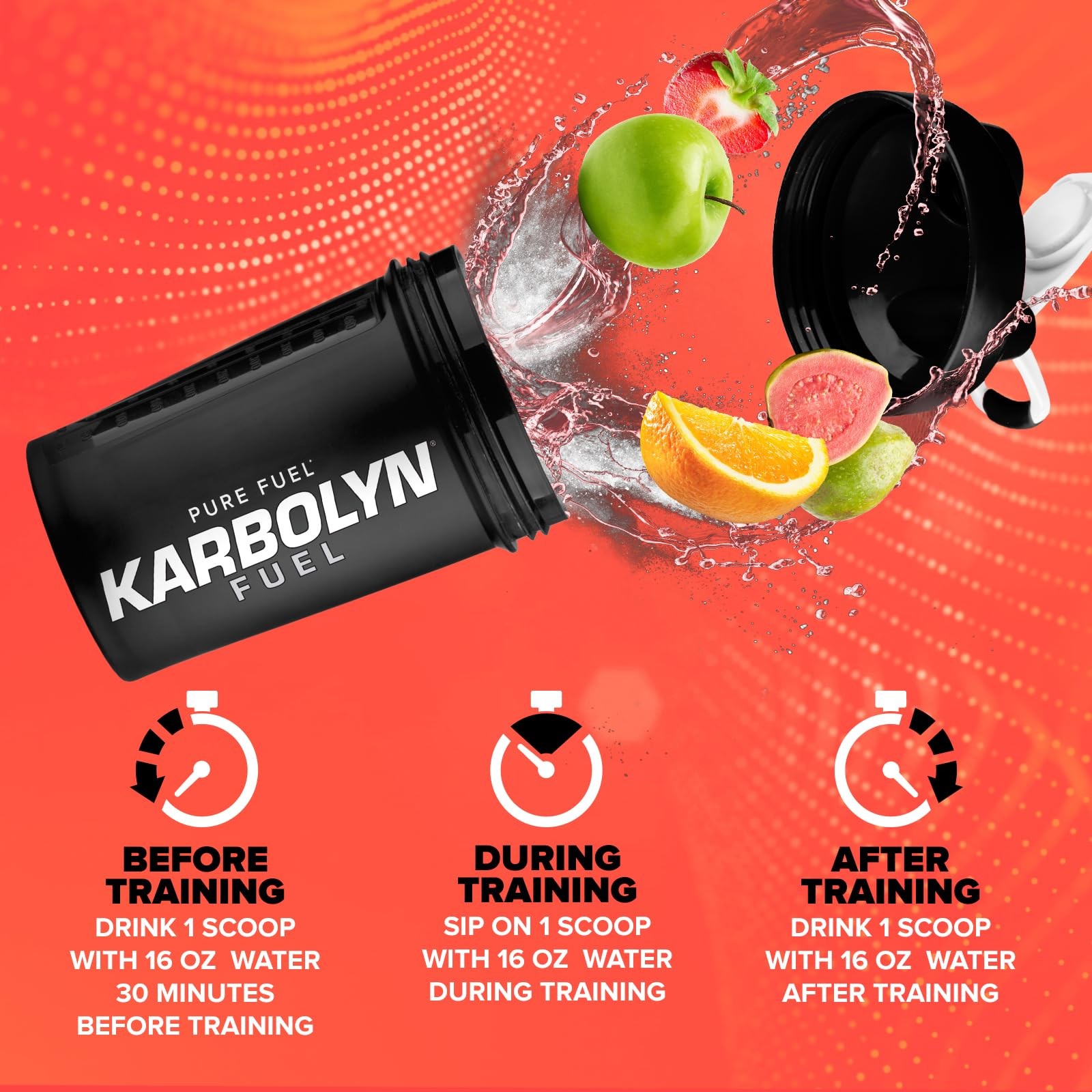 EFX Sports Karbolyn Fuel | FastAbsorbing Carbohydrate Powder | Carb Load, Sus…