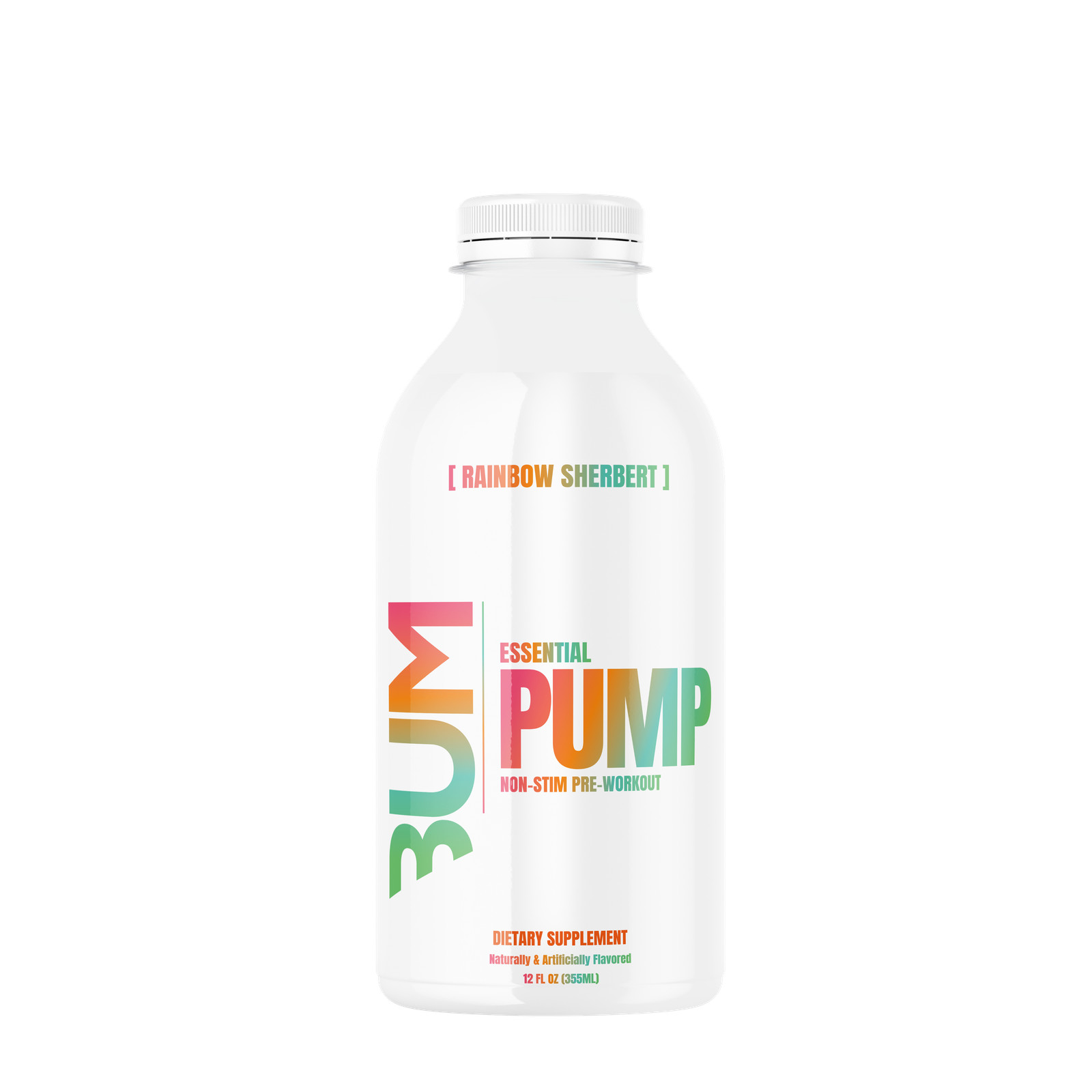 Pump Non-Stim Preworkout RTD – Rainbow Sherbert – 12 oz. (12 Bottles)