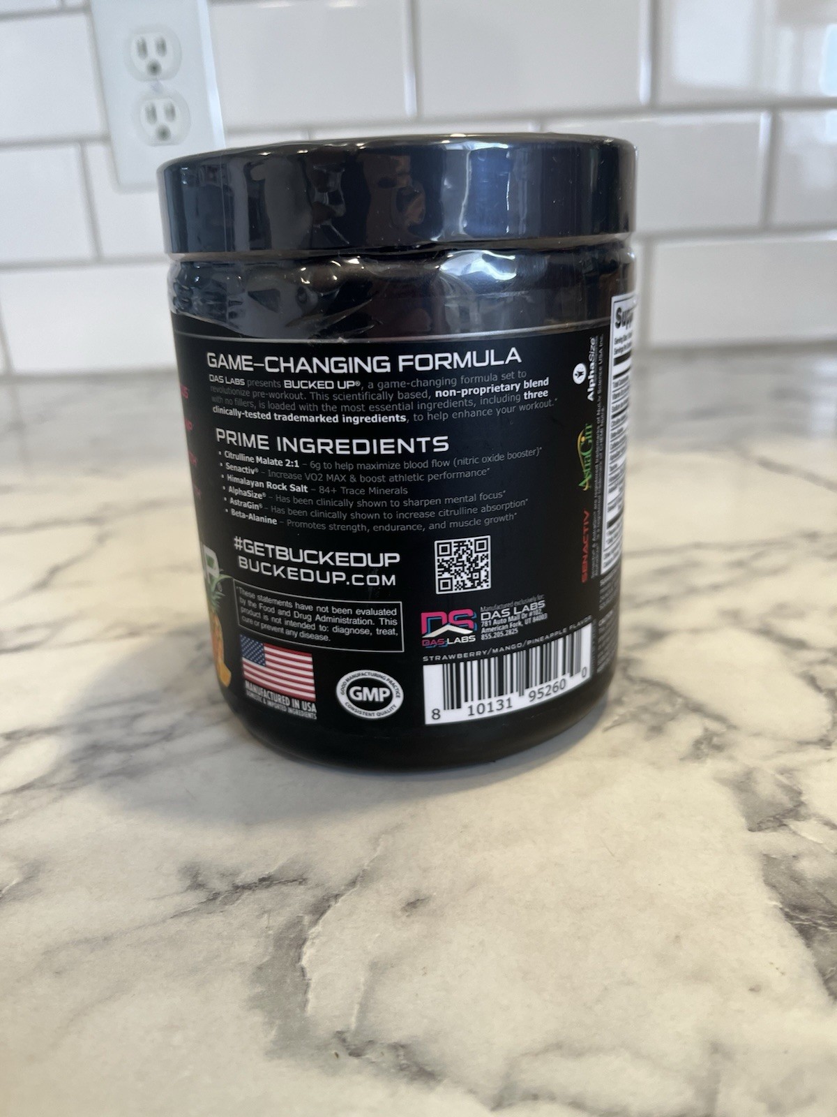 Bucked Up South Beach Pre-Workout; Exp. 05/2026 NEW/SEALED 30 Servings