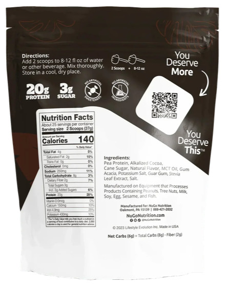 Levels Grass Fed Whey Protein Powder Chocolate 2LB No Sugar Natural Protein