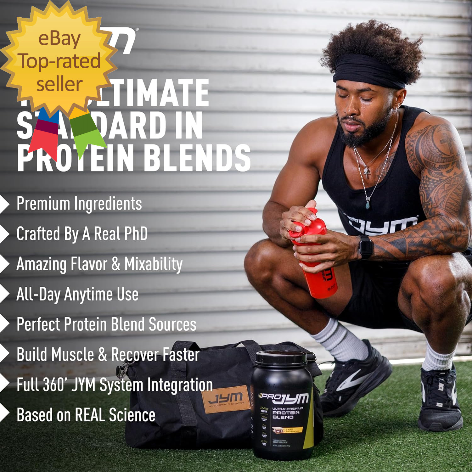 Pro JYM Tahitian Vanilla Protein Powder – Whey Protein Isolates, Casein, & Milk