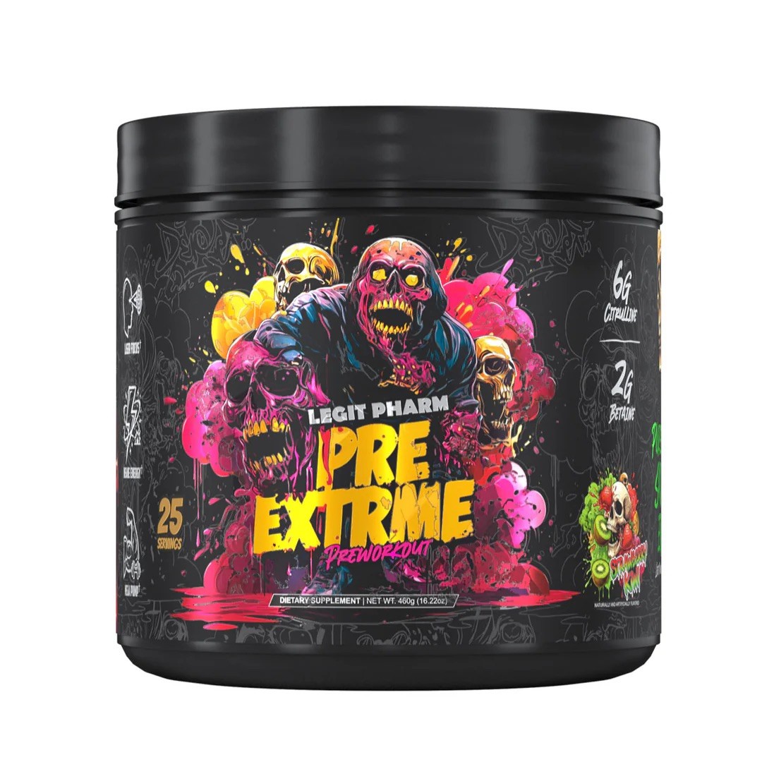 Legit Pharm Pre Extreme High Stim Pre-Workout Grape Flavor￼NEW