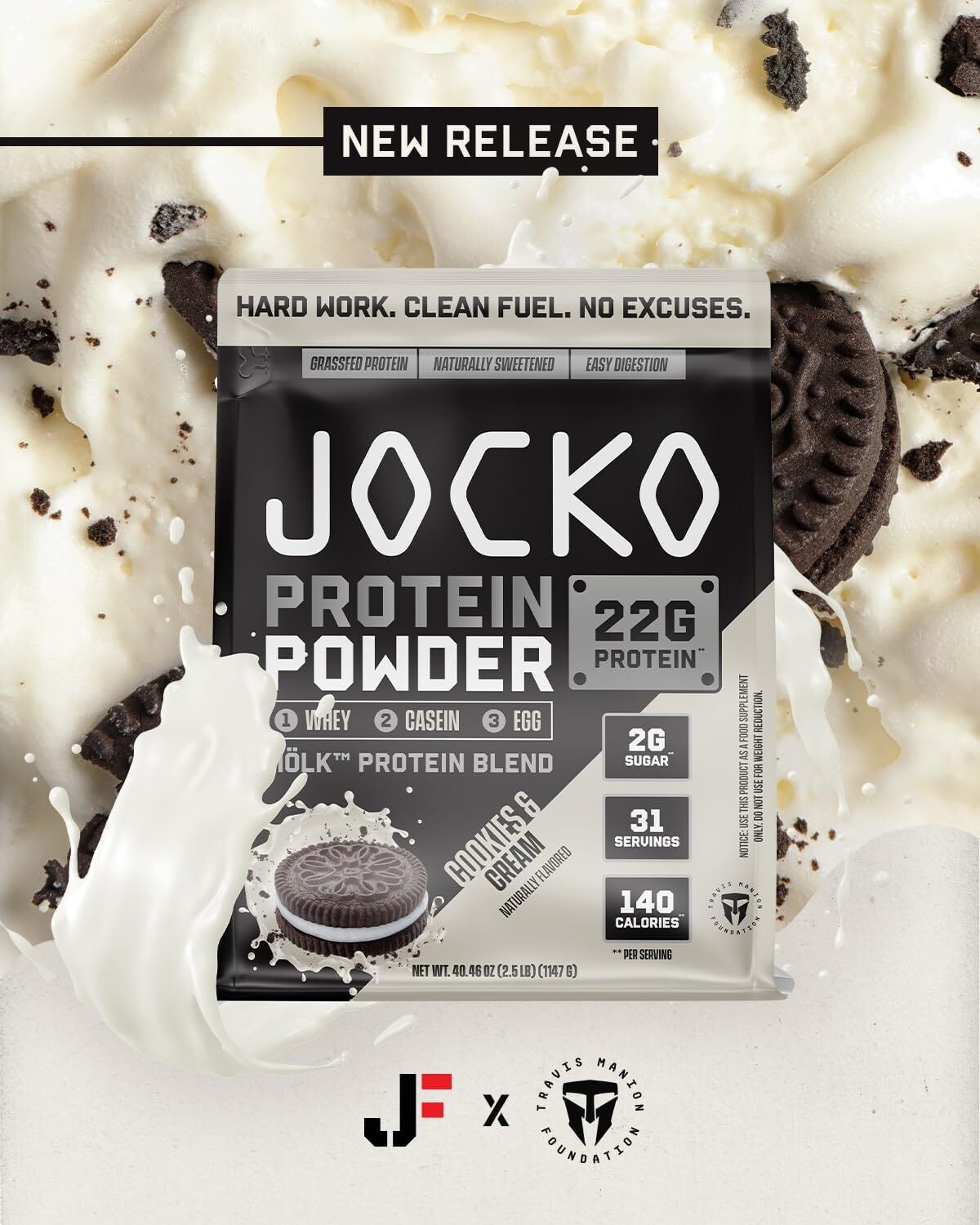Jocko Fuel Mölk Whey Protein Powder – Keto Probiotics Grass Fed Digestive Enz…