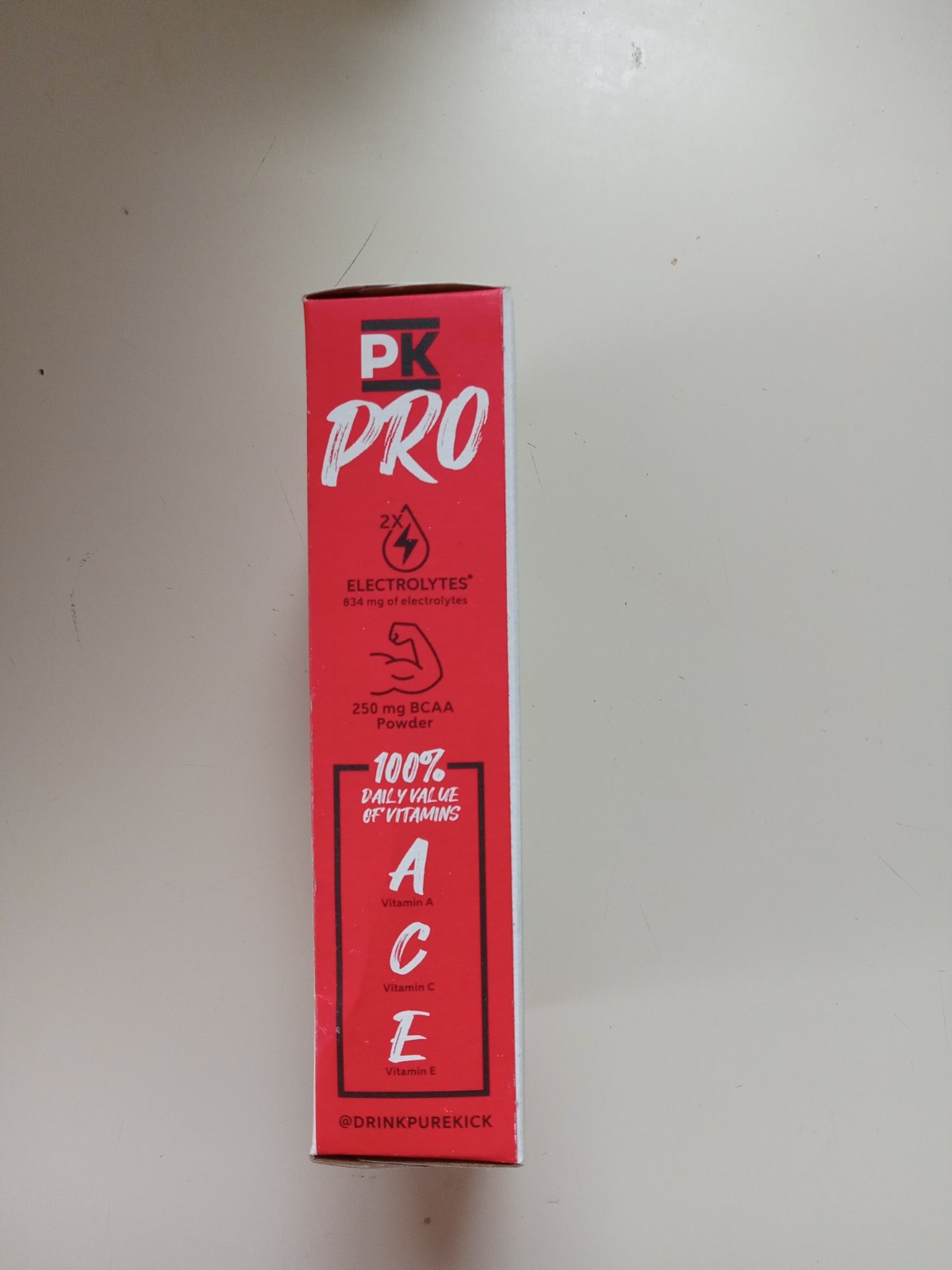 PURE KICK PRO Hydration Electrolyte Drink Mix, Strawberry Ice Pop, Includes 1 Bo