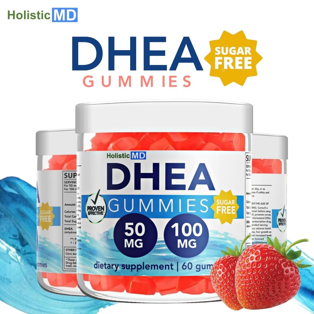 Holistic Md Dhea 100Mg 50Mg Dhea Supplement For Women Dhea Supplement For Men
