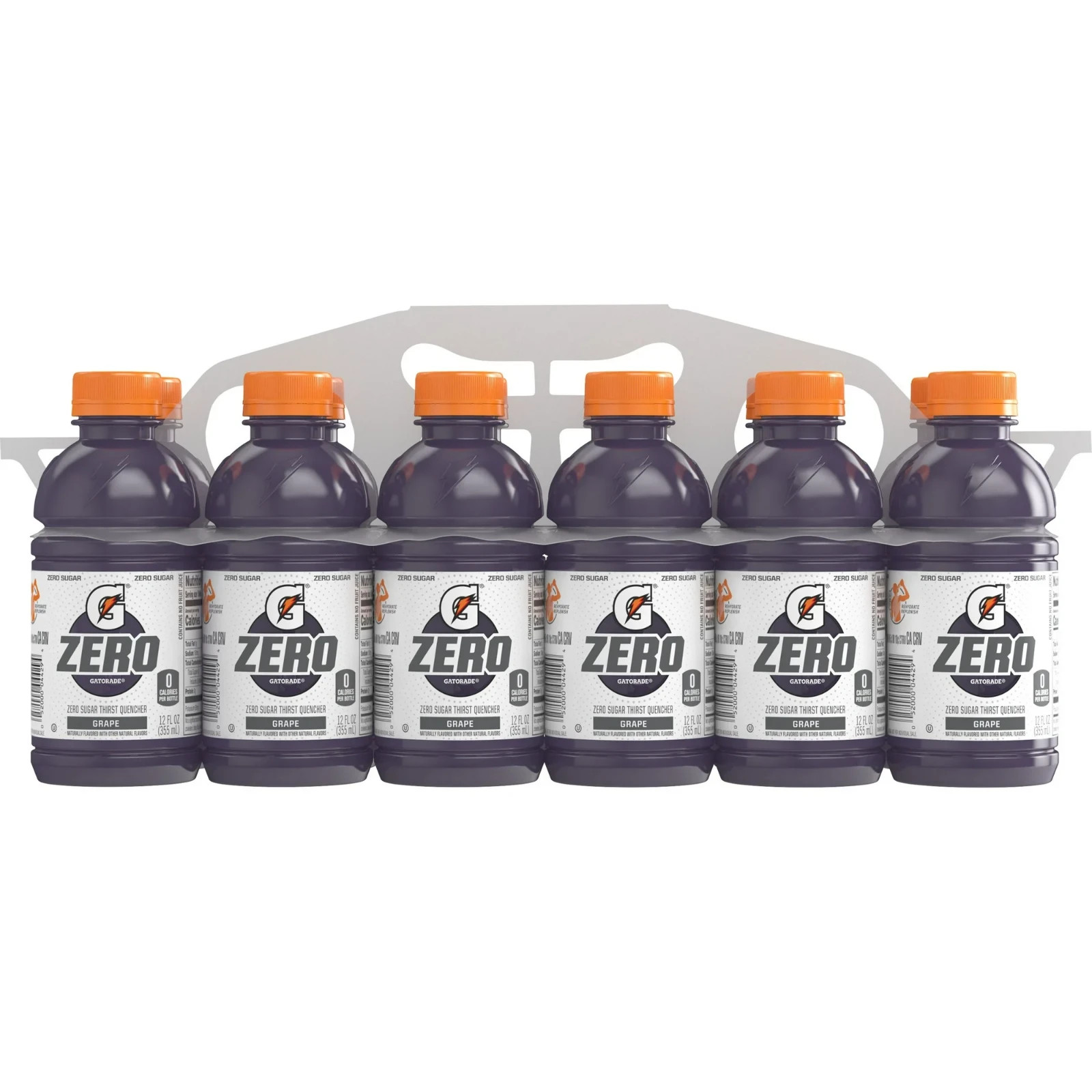 Gatorade Thirst Quencher Zero sugar sports 12 fl oz (Pack of 12) Purple ……..