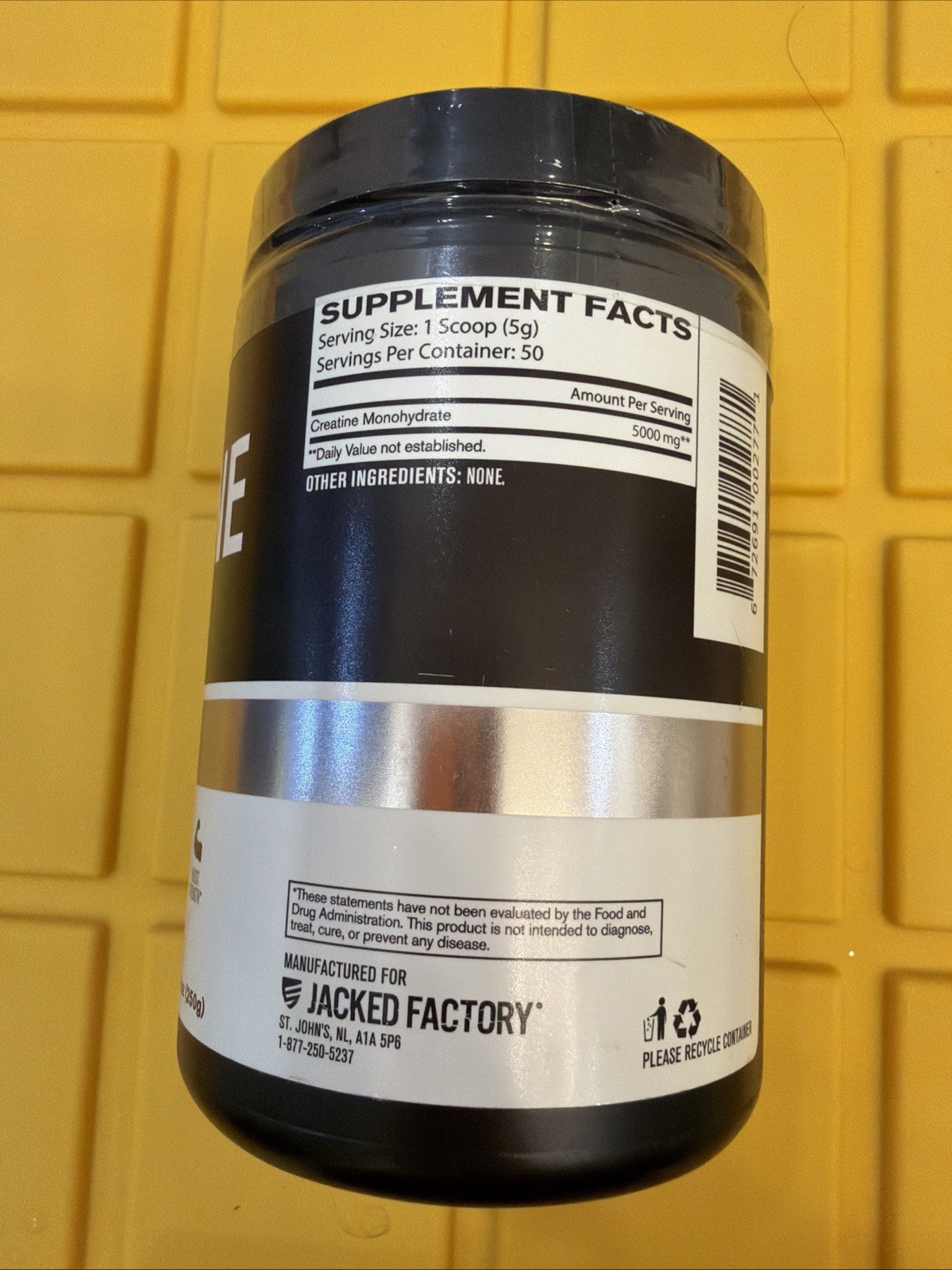 Creatine Monohydrate, Unflavored, 5000mg / 8.81 Oz Exp 08/2026