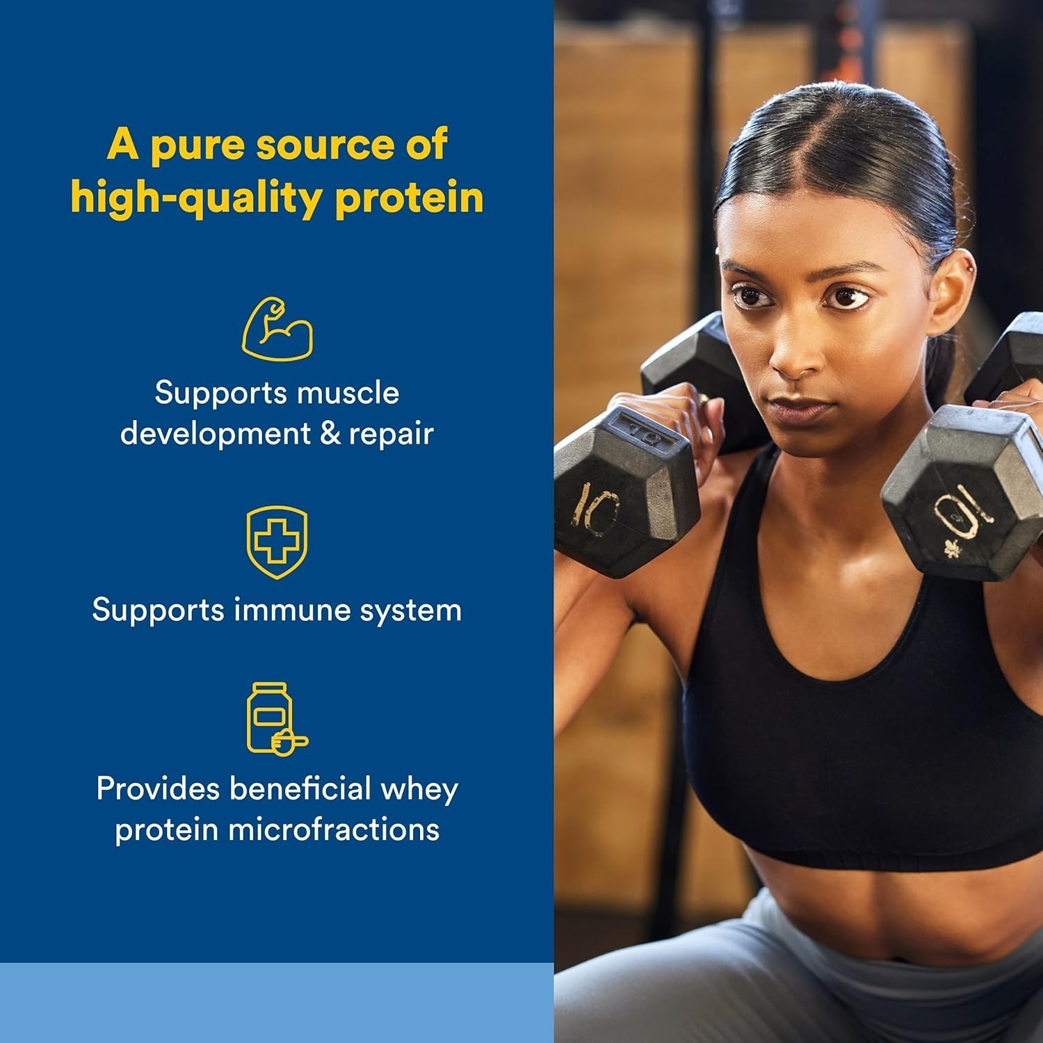 Natural Factors Whey Factors Grass Fed Whey Protein, French Vanilla, 12 oz