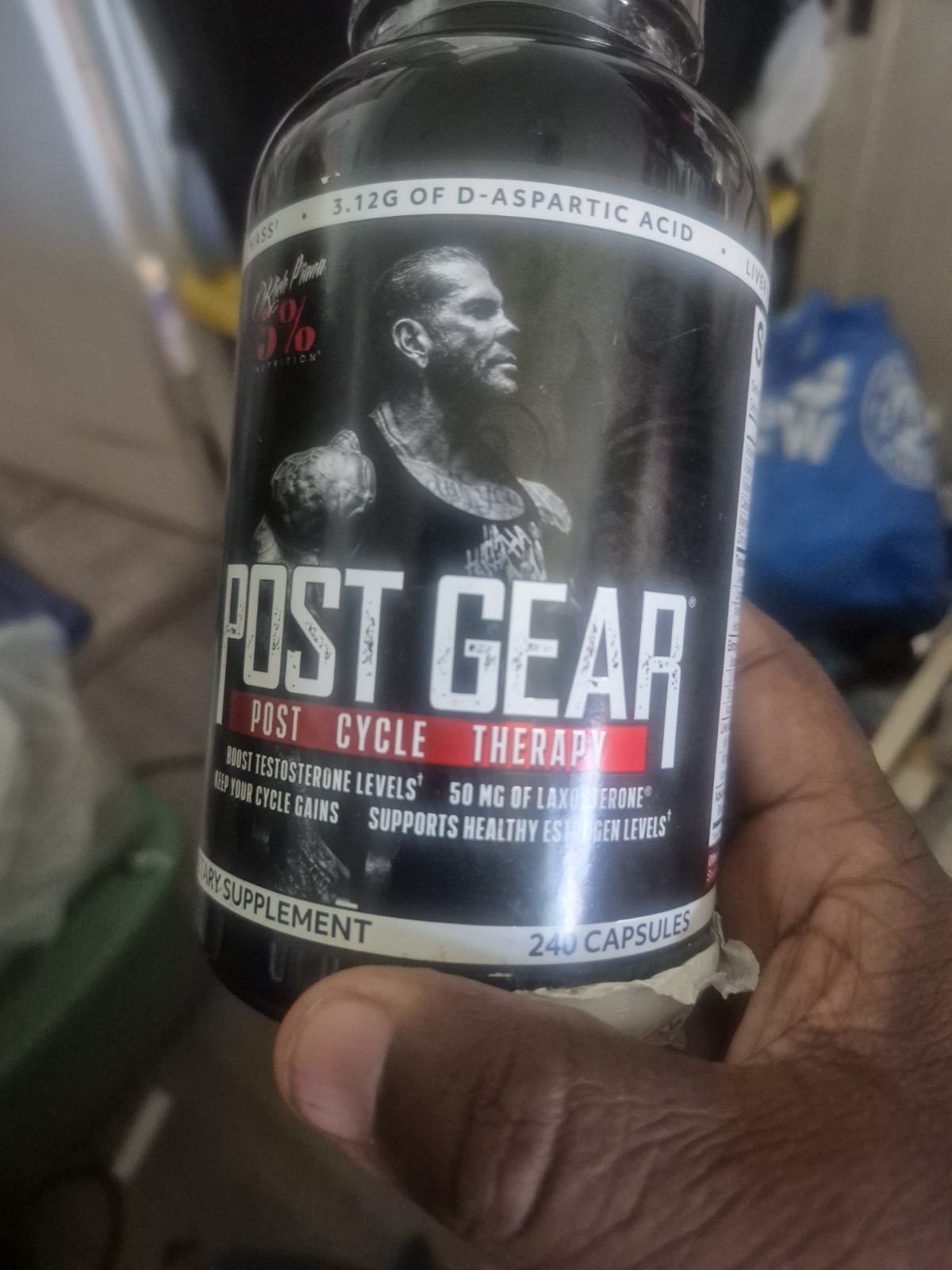 Rich Piana 5% Nutrition Post Gear Post Cycle Therapy Supplement – 240 Capsules