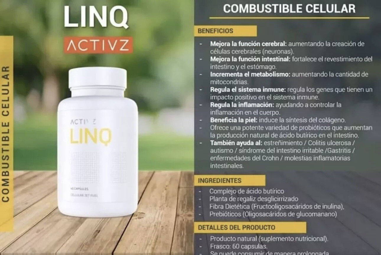 ACTIVZ COMBO : 1 GNMX + 1 LINQ + 1 OPTIMEND + 1 AIRO RESTORE YOUR HEALTH