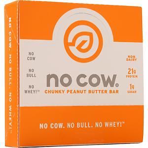 D’s Naturals No Cow Protein Bar Chunky Peanut Butter 12 bars