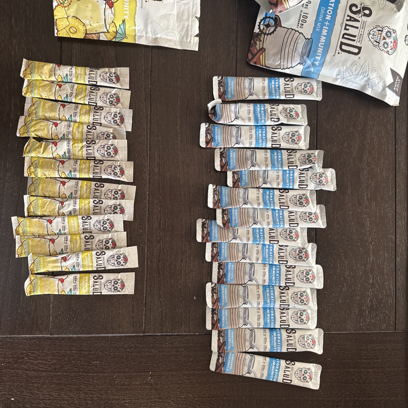 Salud Hydration + Immunity Electrolyte Powder Horchata & Pina Colada BUNDLE Read