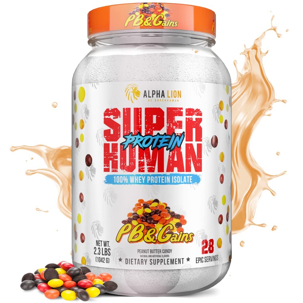 ALPHA LION Superhuman Whey Protein Powder, Great Tasting Pure Whey Protein Is…