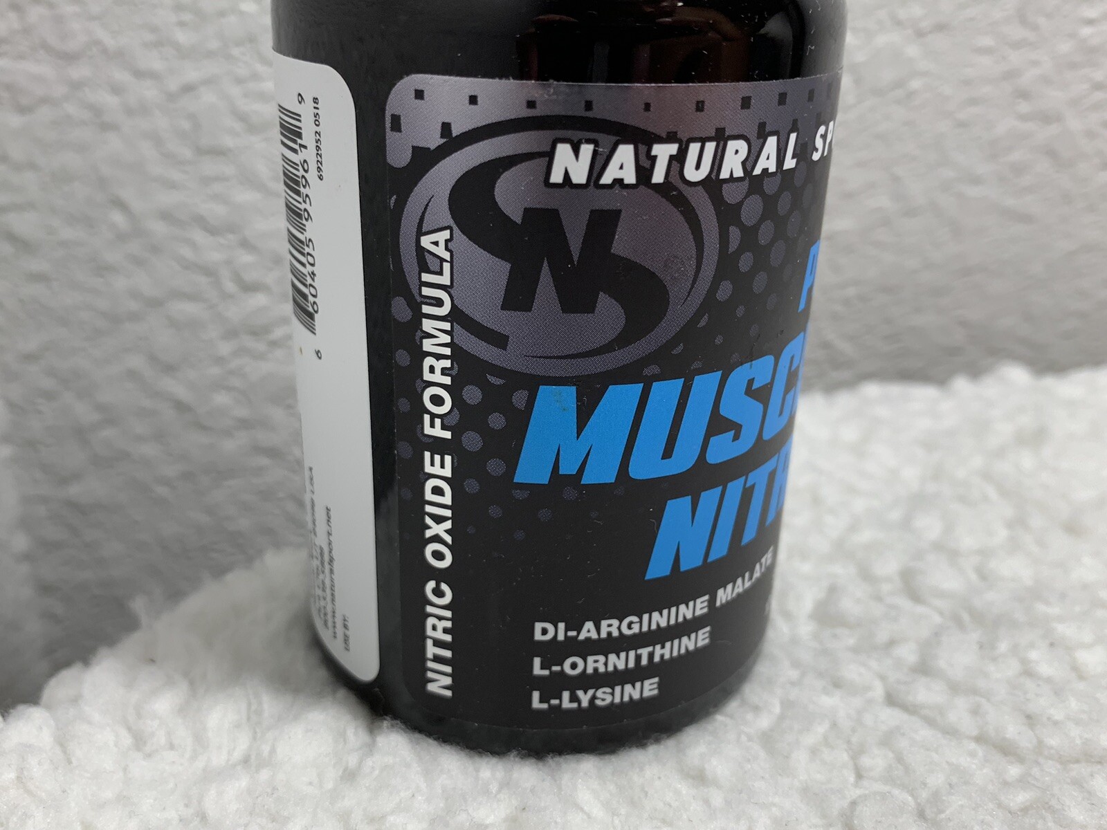Natural Sport Pro Muscle Nitric 120 Capsules Nitric Oxide Formula VegCaps