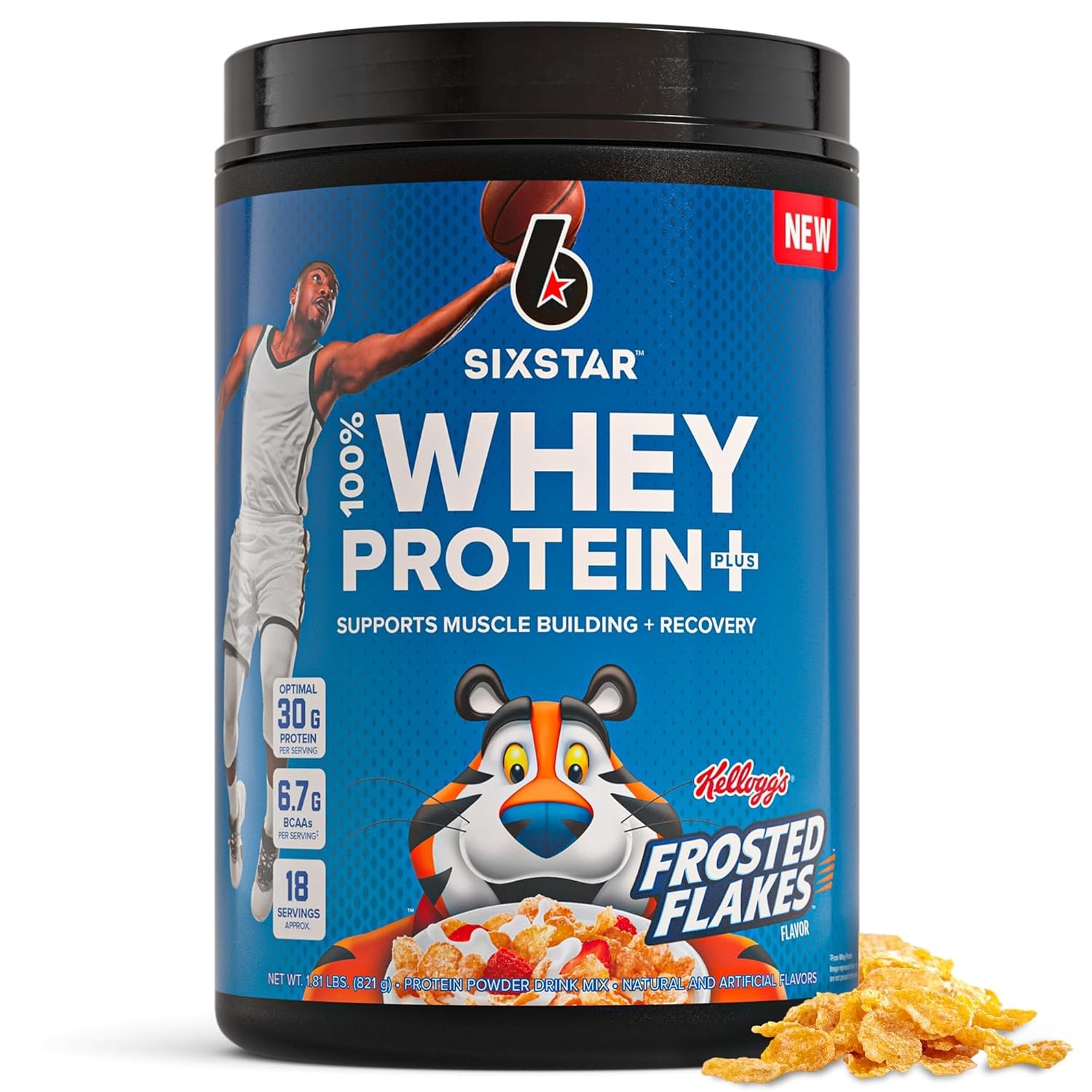 Six Star Whey Protein Powder Plus – Muscle Building & Recovery Formula with Whey