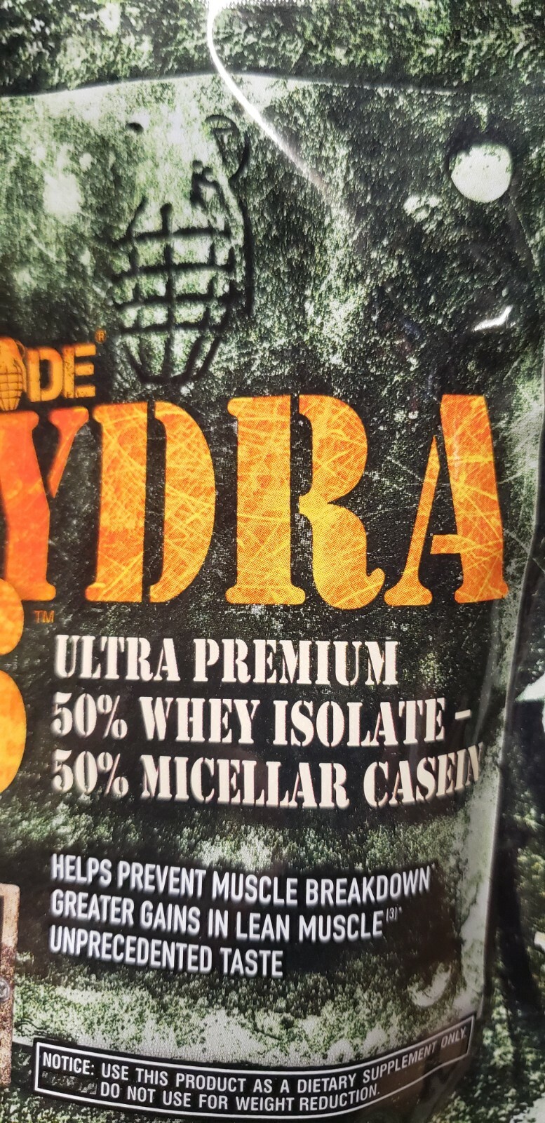 5 Packs GRENADE Hydra 6 – Cookie Chaos – 3 Servs x 5 bags = 15 Total – 3/2025