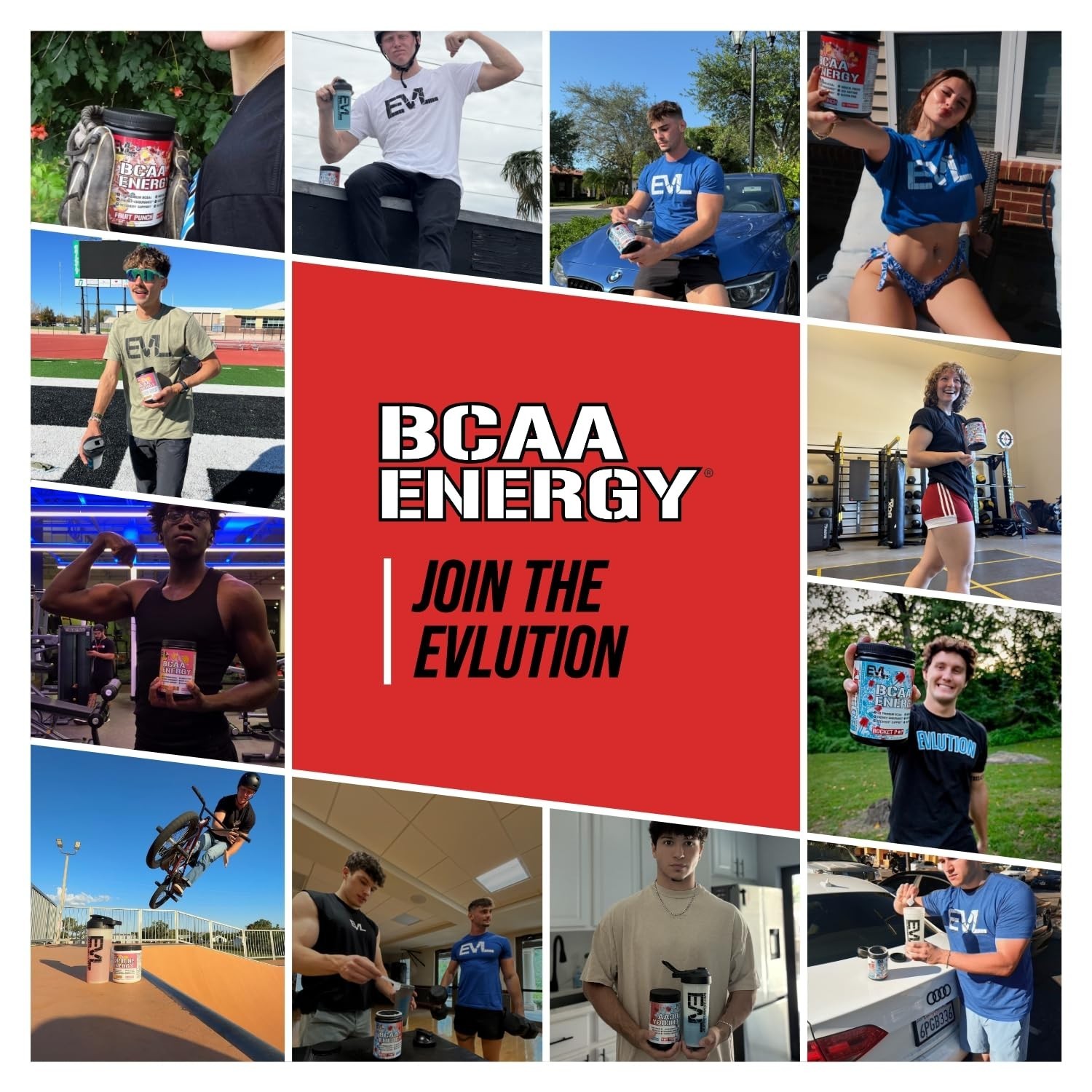 BCAA Energy Amino Acids Powder – Cherry Limeade | Muscle Recovery, Endurance, Hy