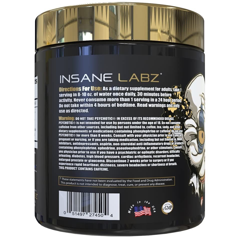 High Stimulant Pre Workout Powder – Extreme Energy, Focus & Endurance, 35 Servin