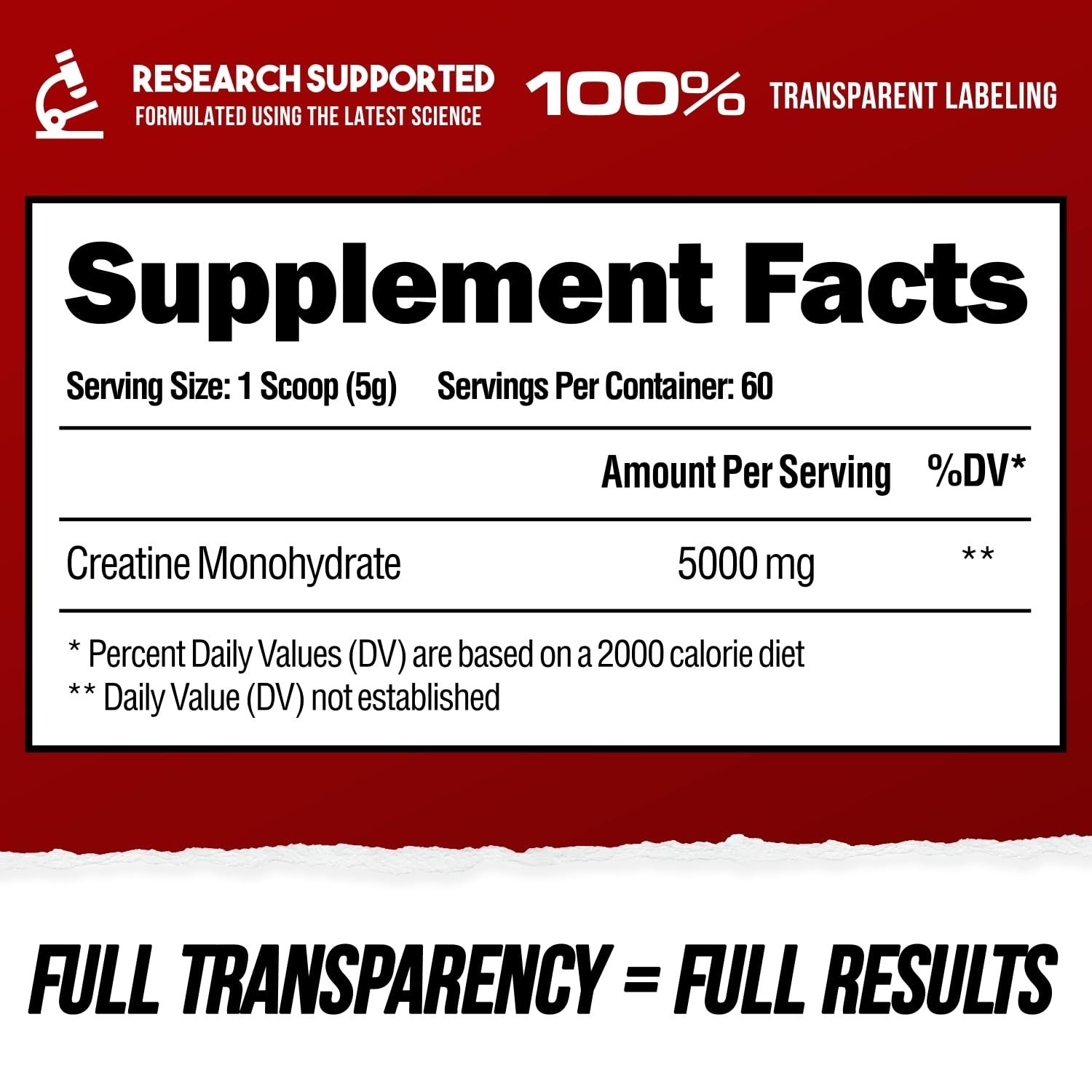 ALPHA LION Creatine Monohydrate Powder 5000mg – Muscle Strength & Power