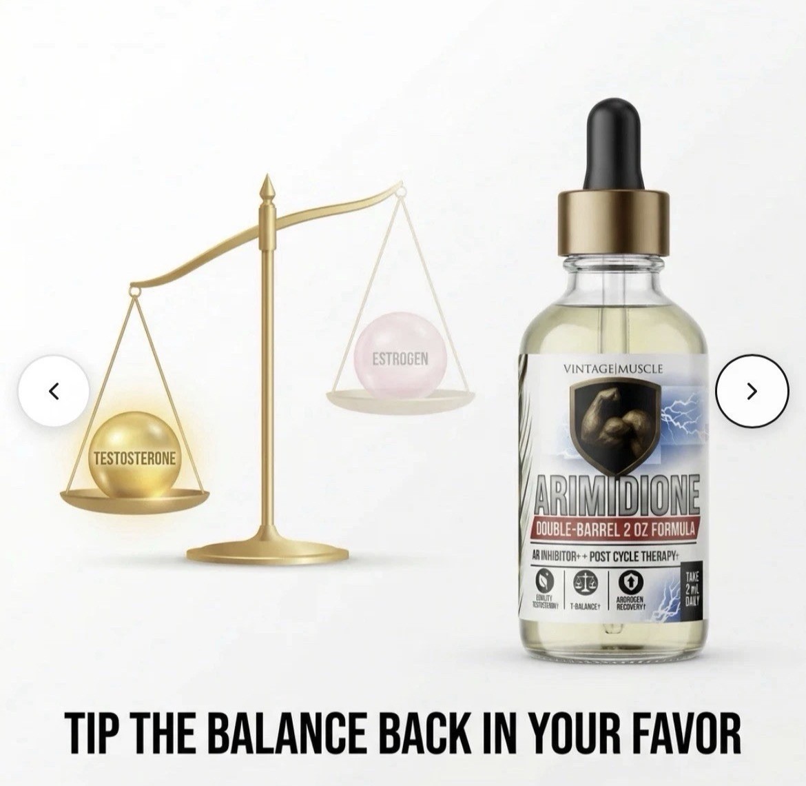 Post CycleTherapy Vial 🧪 Test Optimizer Aromatase Inhibitor By Vintage Muscle💪