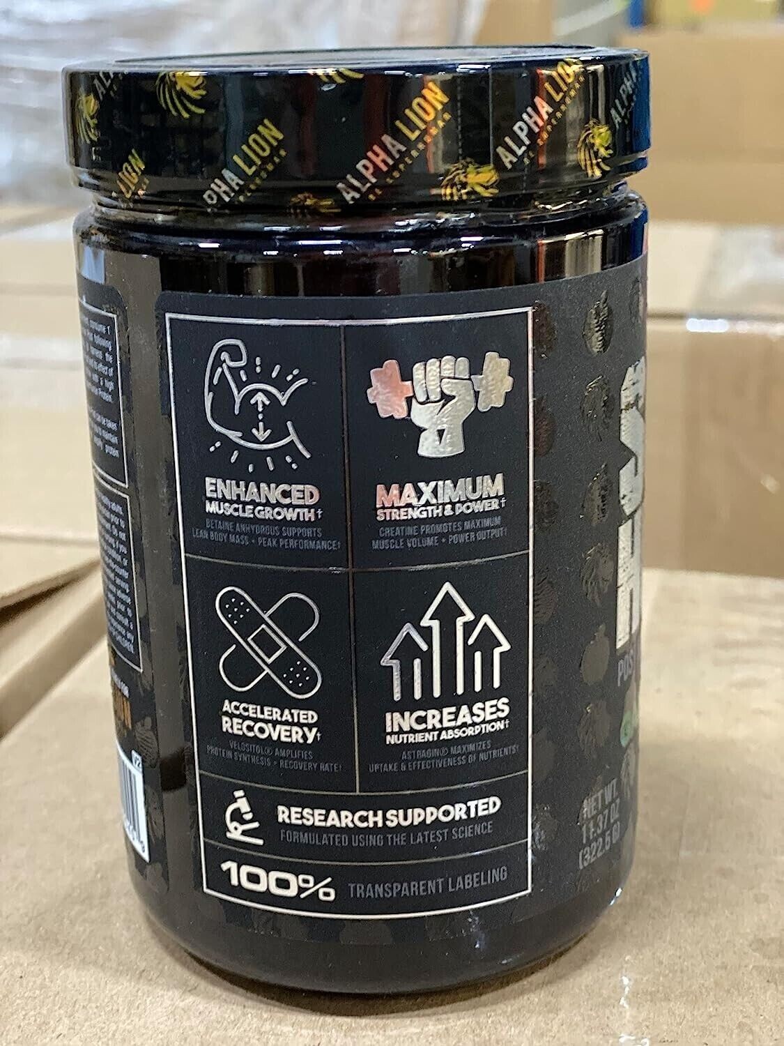 Alpha Lion Super Human Post Workout Recovery Creatine 25 Servings 3 Flavors New