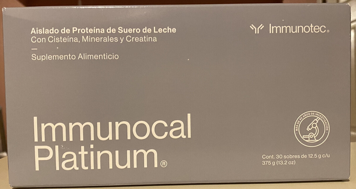 SPECIAL PRICE IMMUNOCAL PLATINUM 30 PK,Natural source of Glutathione.Exp:10/2024