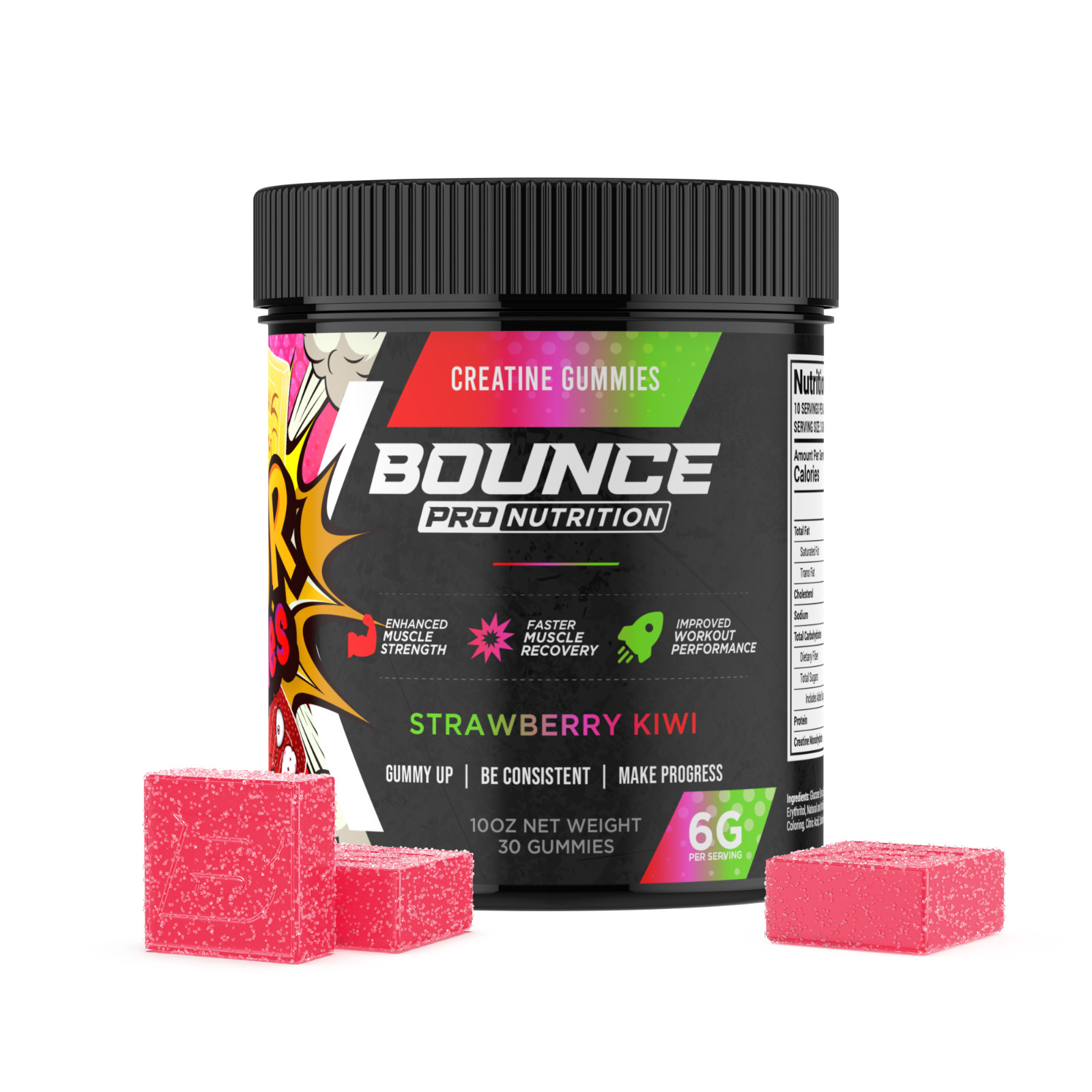 Creatine Gummies – Sour Series – 6 Grams