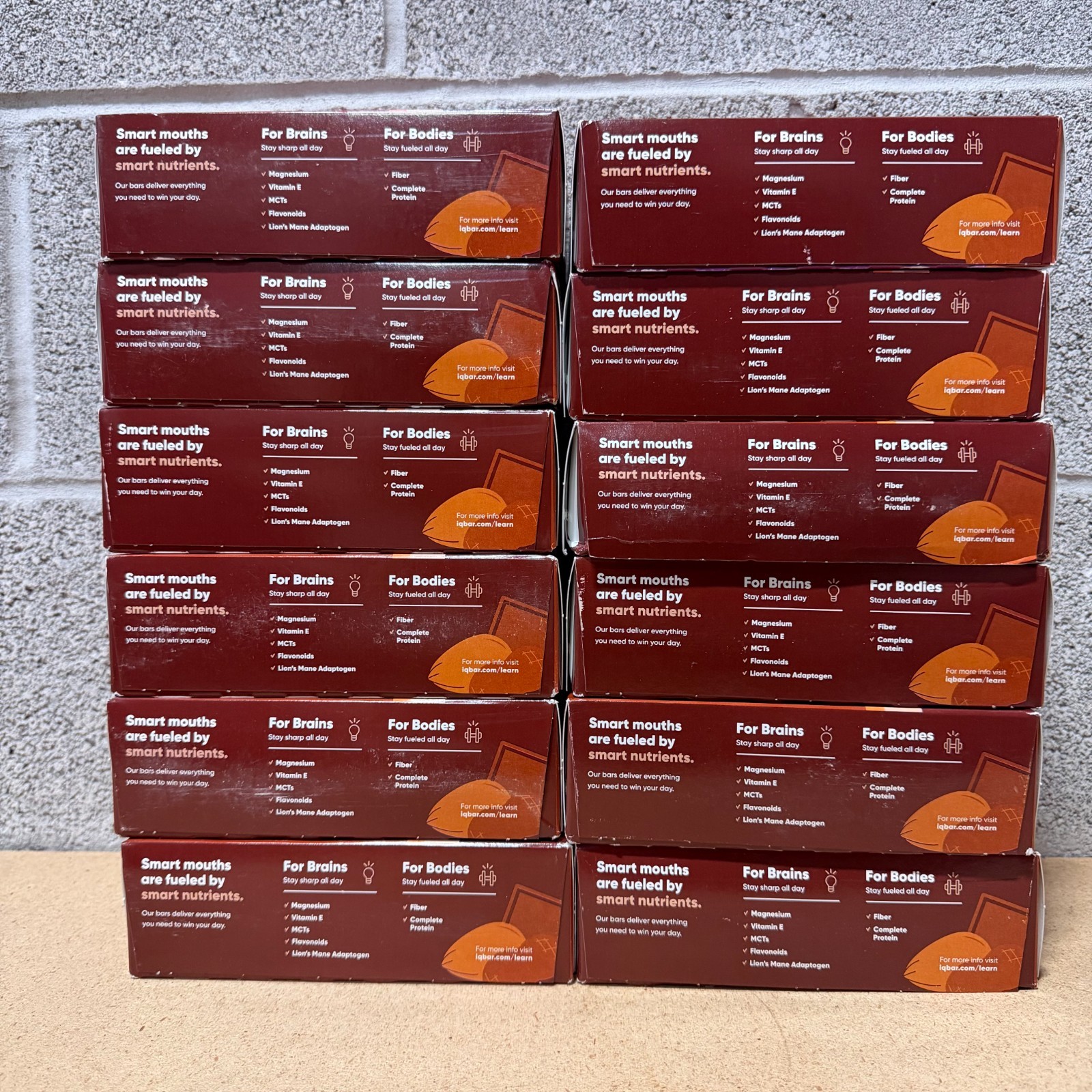 IQBAR – Chocolate Lovers Variety – 144 Count (12 Pack) – Vegan Energy Bars