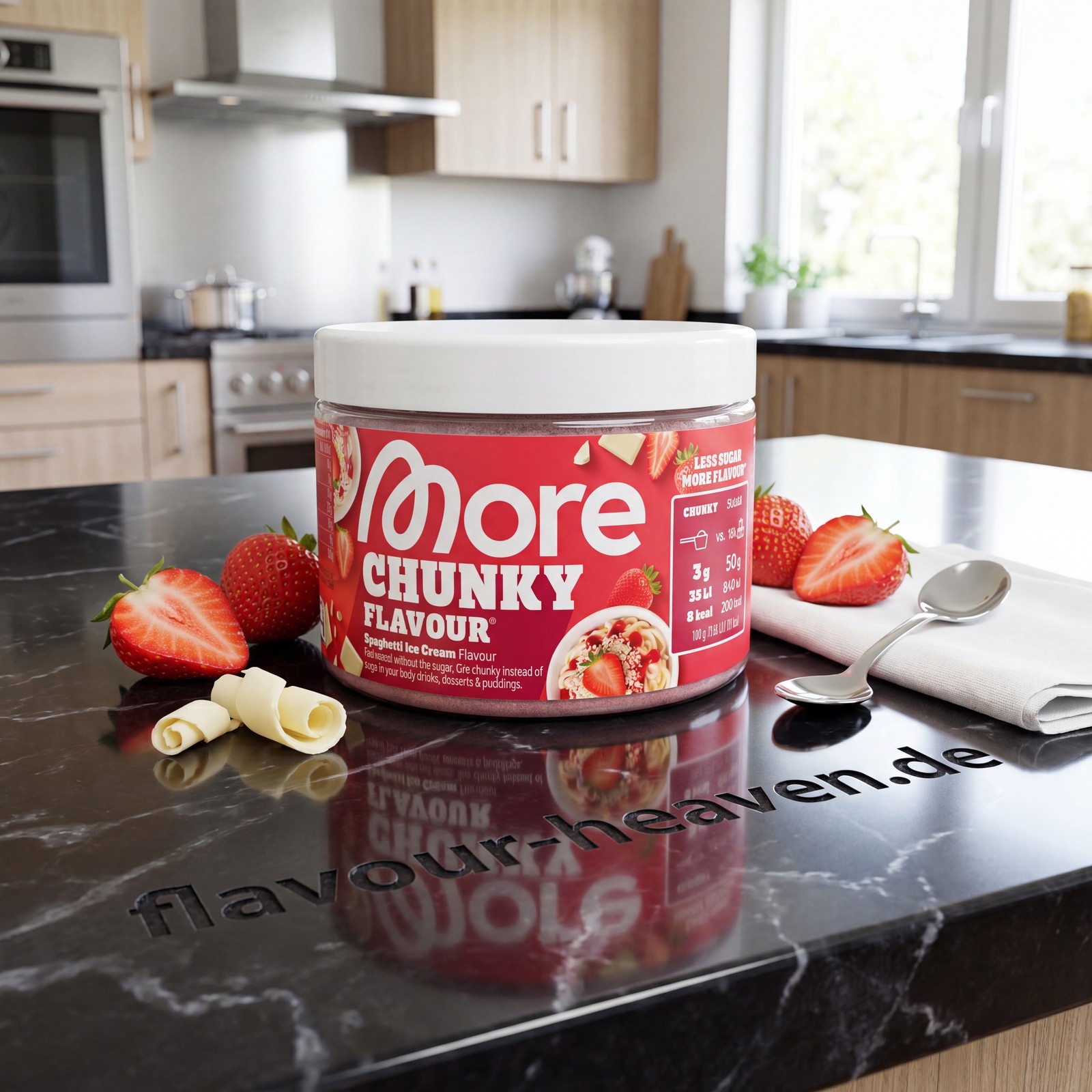 More Nutrition Chunky Flavour Spaghetti Ice Cream – New & Boxed (1x)