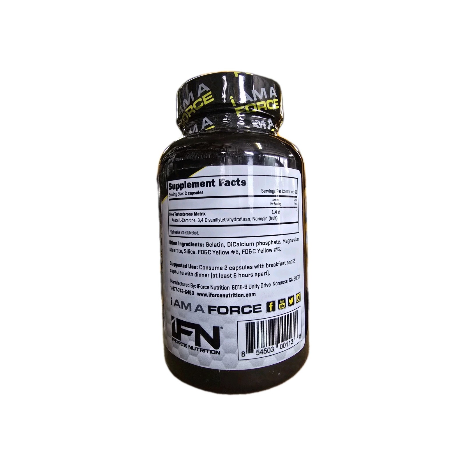IFORCE Testabolan Strength & Muscle Gains Formula 120 Capsules