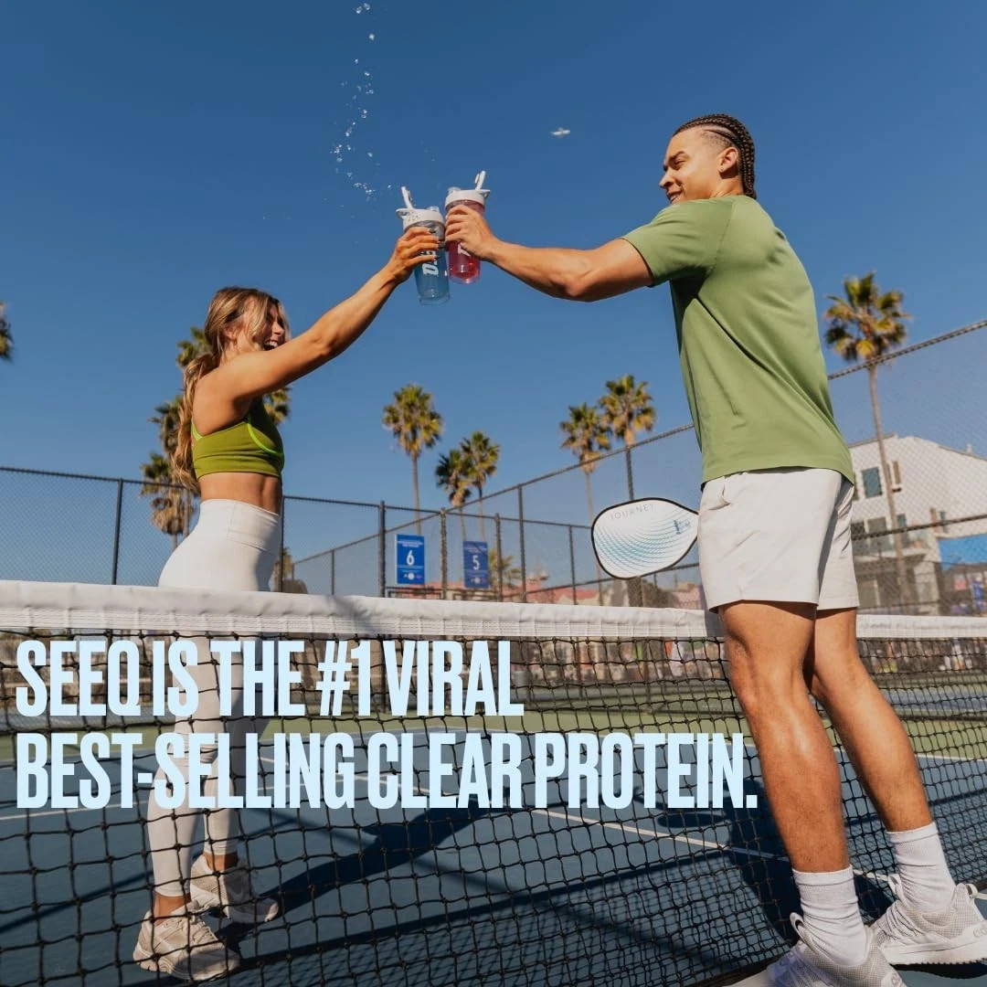 SEEQ Clear Protein Powder Sample Pack – 18 On-The-Go Sticks – 22g Clear Whey …