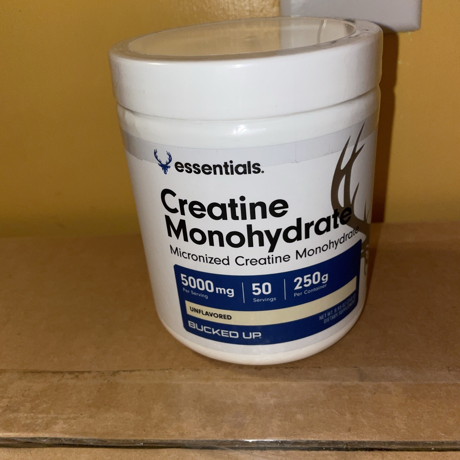 Bucked Up Creatine Monohydrate Micronized Powder Essential 04/26+- Size: 8.82 oz