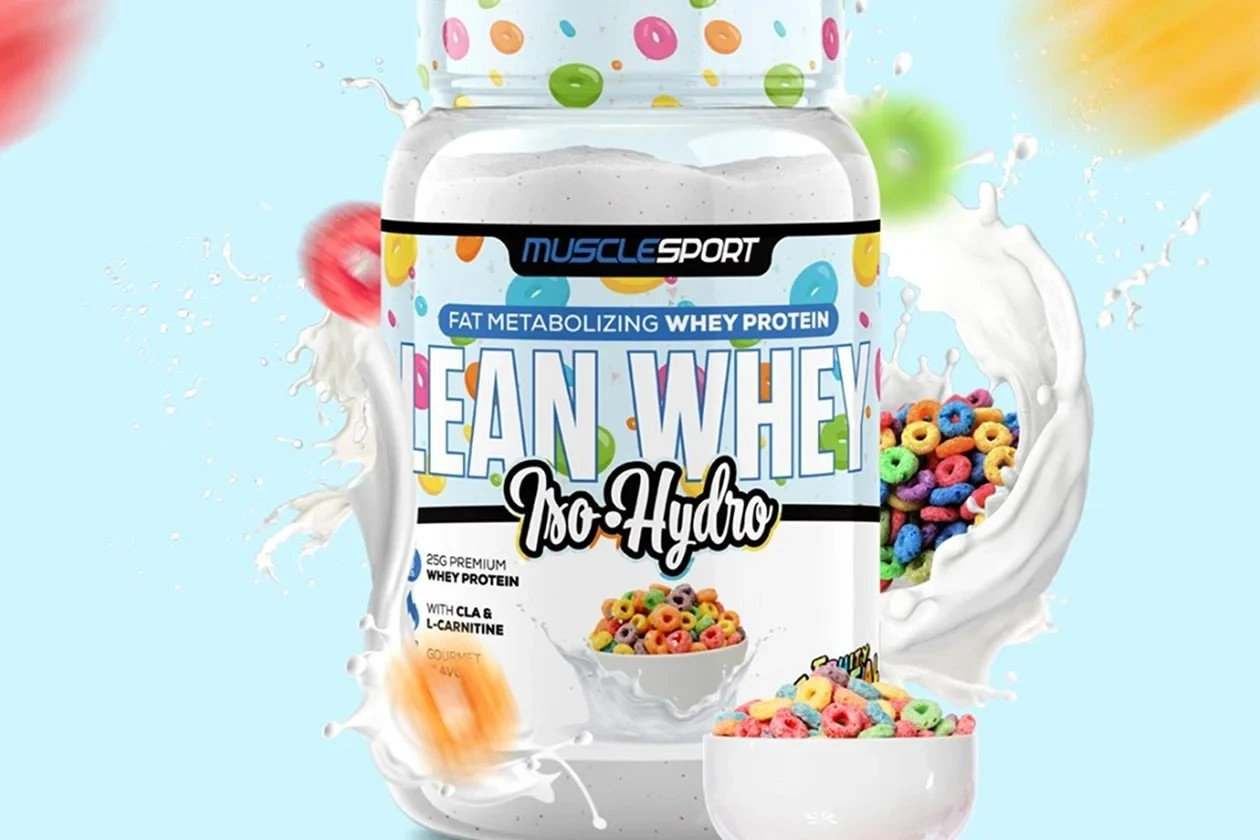 Lean Whey, Iso-Hydro, FRUITY CEREAL, 2 lbs (908 g)